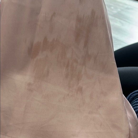 Satin Pink Lace Trim Dressing Gown - Picture 7 of 7